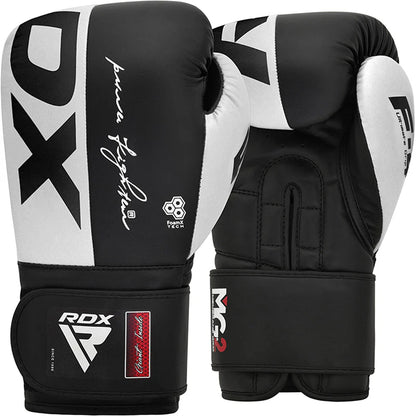 RDX F4 Boxing Gloves WHITE