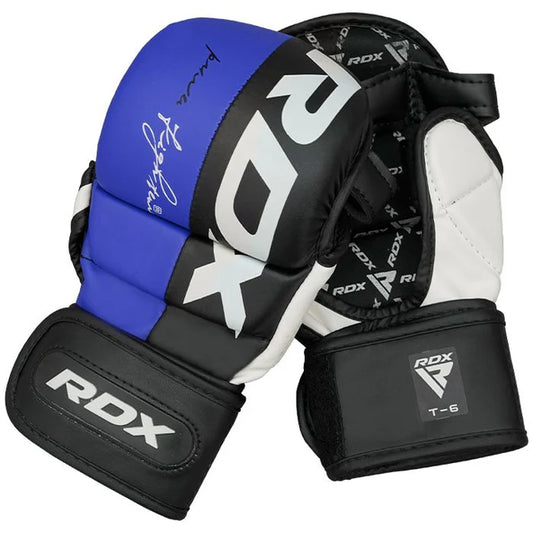 RDX T6 MMA Sparring Gloves BLUE